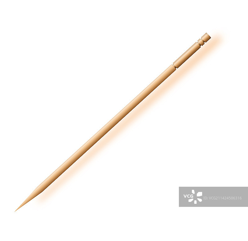 竹制小牙签图片素材
