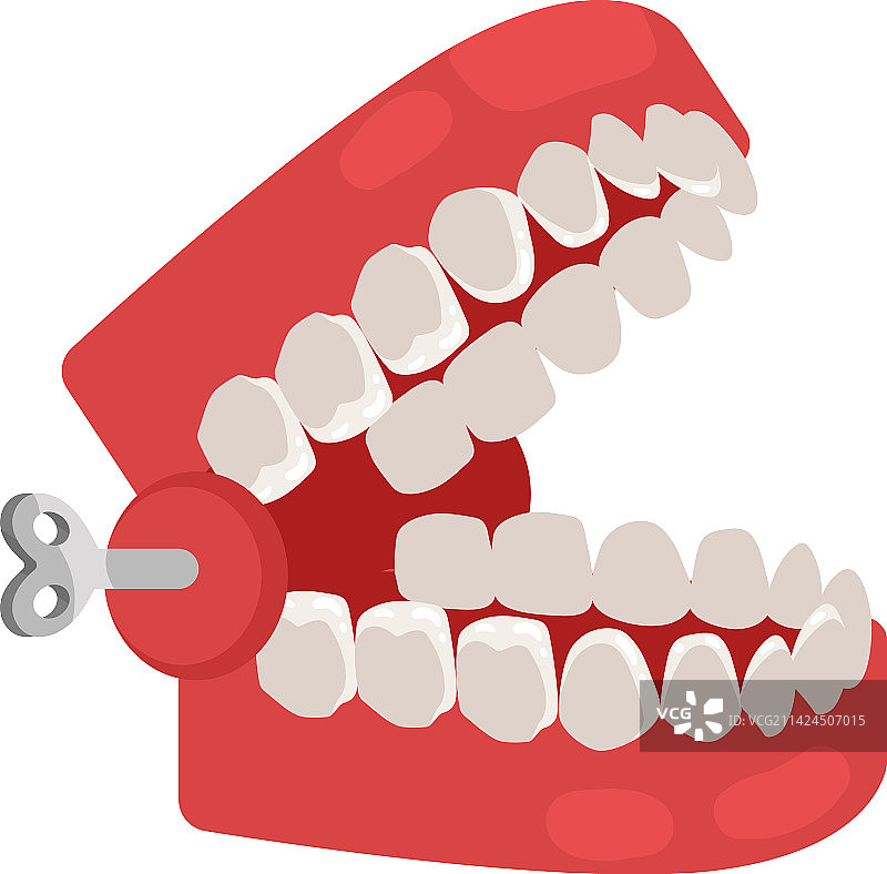 恶作剧假牙玩具图片素材