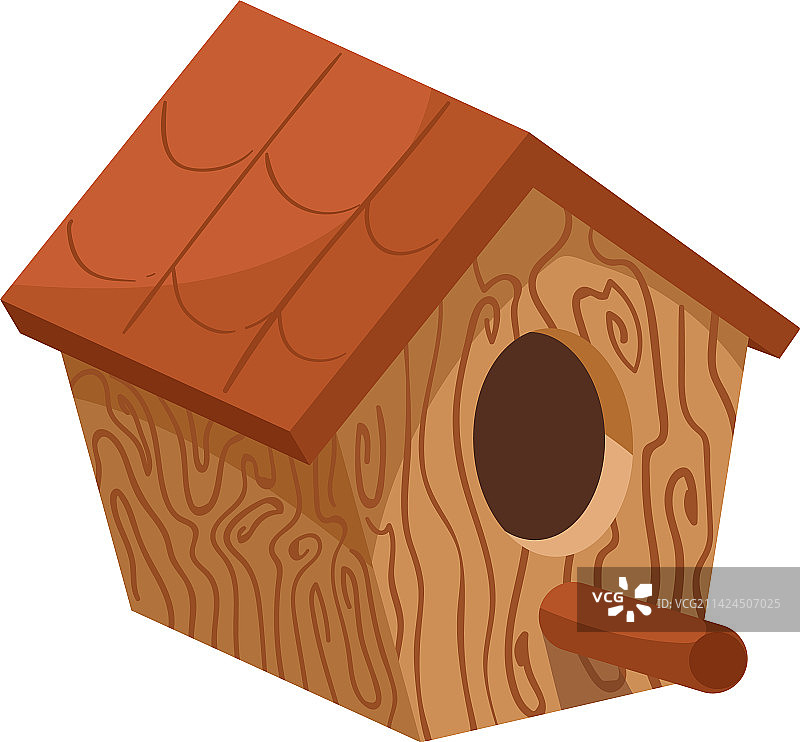 木制鸟屋图片素材