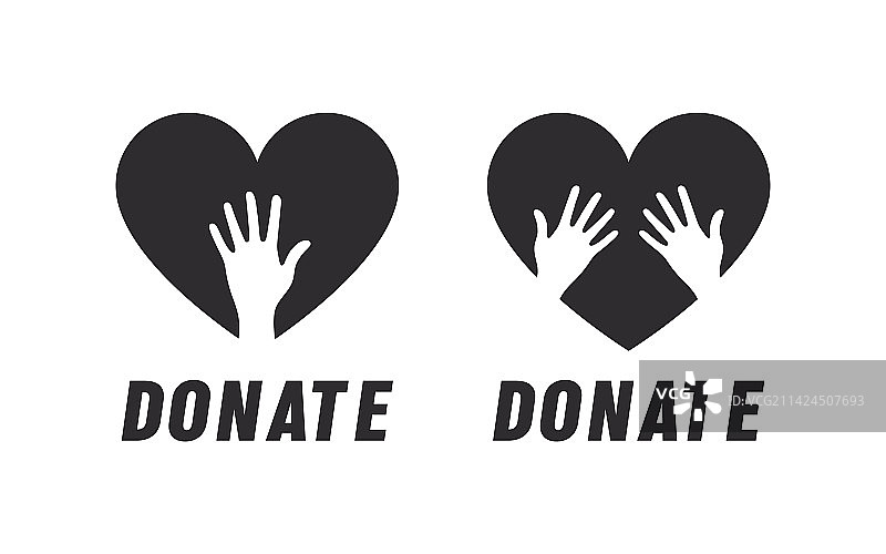 慈善捐赠爱心图标图片素材