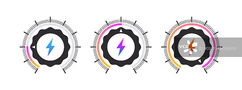 电力调节器调整拨盘控制图片素材