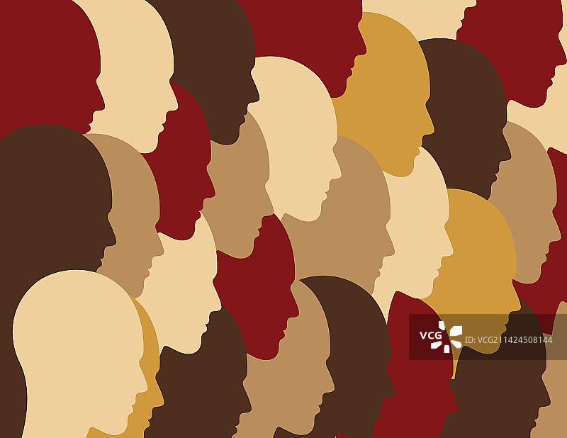 人物面部轮廓男性头像图片素材