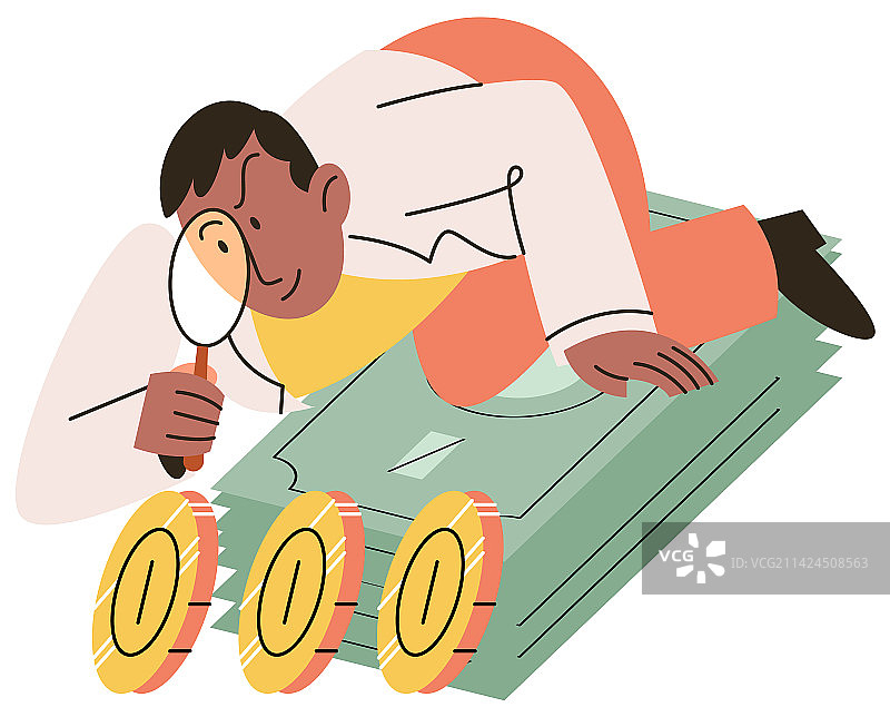 商人寻求利润图片素材