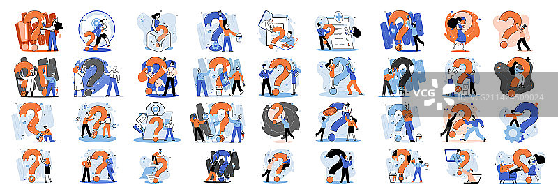 问号获取信息图片素材