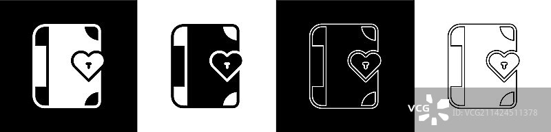 爱情日记本相册图标图片素材