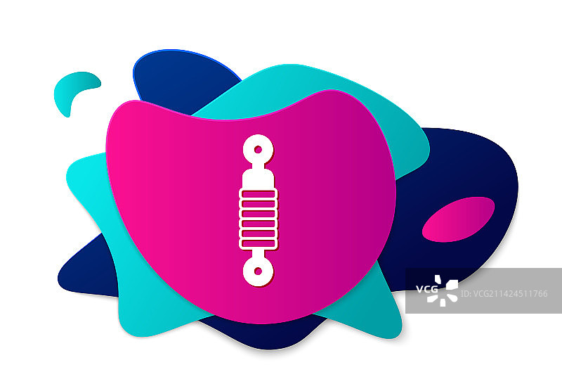 彩色减震器图标图片素材