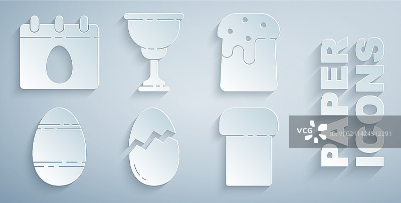 复活节蛋糕基督教圣杯破蛋套装图片素材