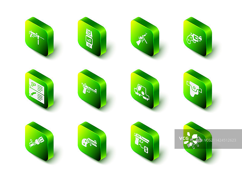 防狼喷雾、汤米枪和小左轮手枪图片素材