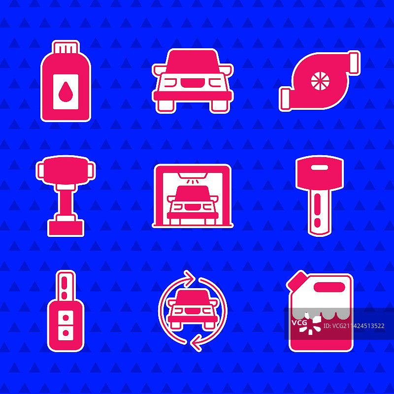 汽车清洗服务汽油罐钥匙图片素材