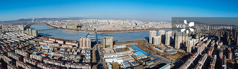 锦州 地标 航拍 太和区 辽西 辽宁图片素材