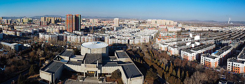 锦州 地标 航拍 太和区 辽西 辽宁 辽沈战役纪念馆图片素材