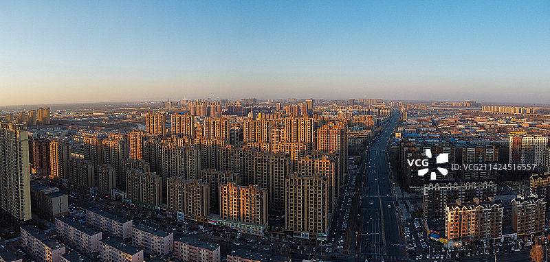 盘锦 兴隆台区 地标 航拍 城市图片素材