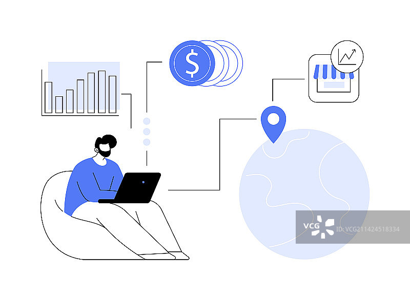 商业机会抽象概念图片素材