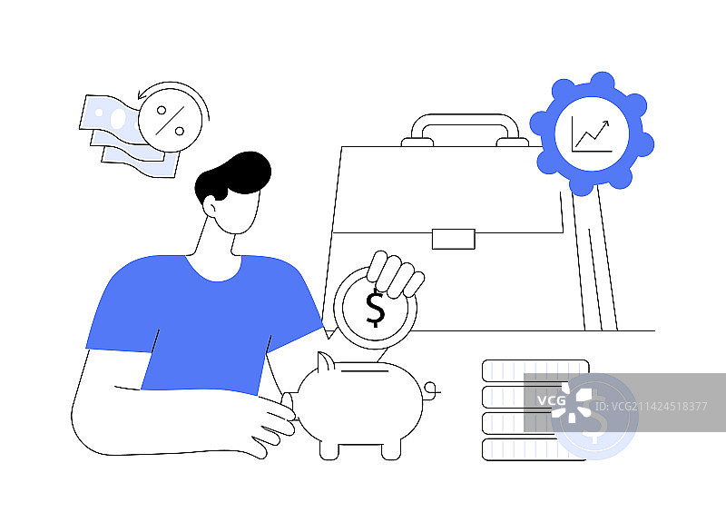 投资抽象概念图片素材