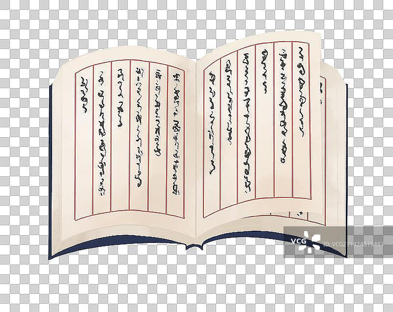 翻开的古书籍素材图片素材