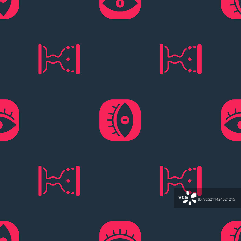 中世纪高脚杯和泥瓦匠无缝图案图片素材