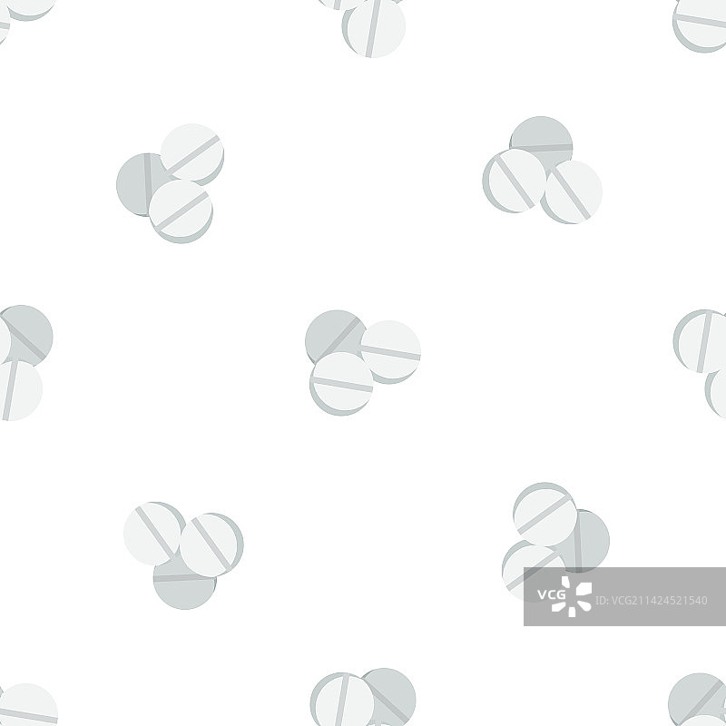圆形药丸图案无缝设计图片素材