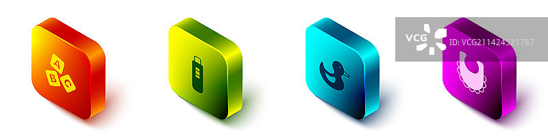 2.5D字母积木、验孕棒和橡胶素材图片素材