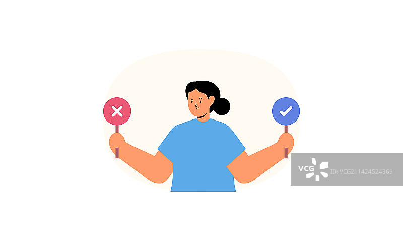 两种选择困境概念图片素材