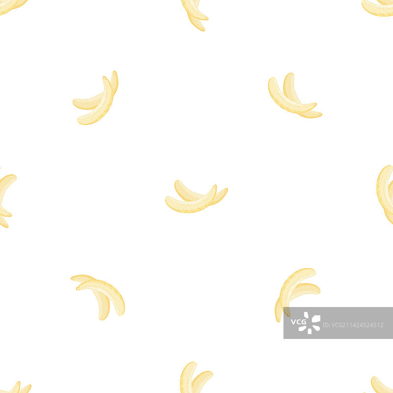 干净的香蕉图案无缝背景图片素材