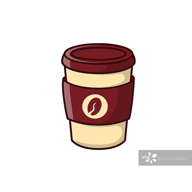 一次性杯装咖啡图片素材