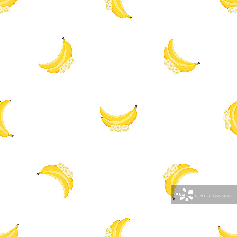 有机香蕉无缝图案图片素材