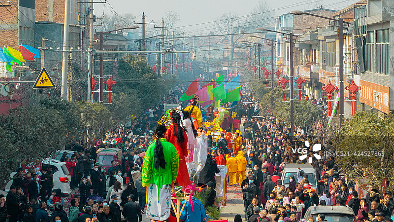 蓝田县社火图片素材