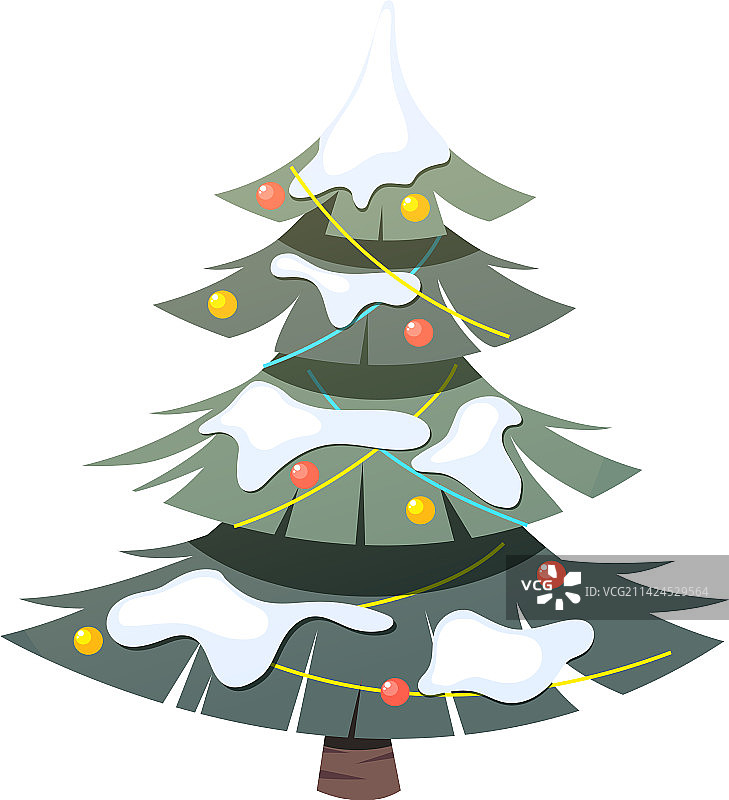 2.5D圣诞树图片素材