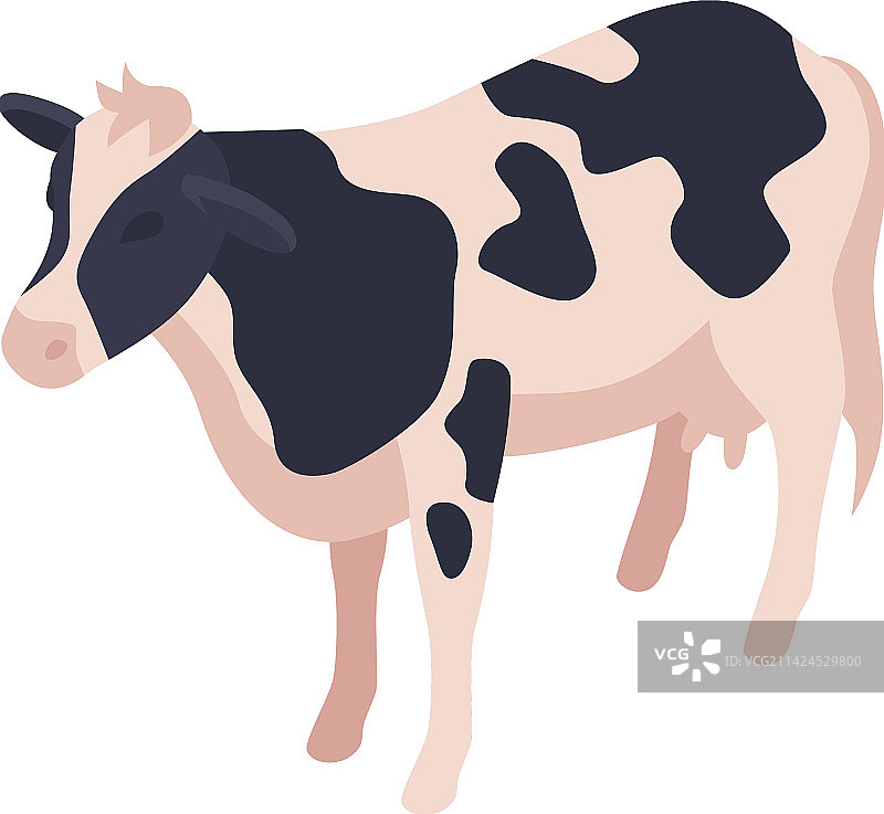 2.5D奶牛图片素材