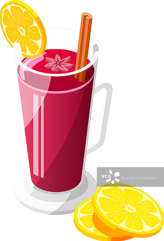 热红酒杯图片素材