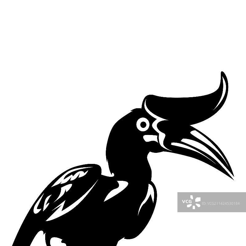 黑色仙鹤剪影设计图片素材