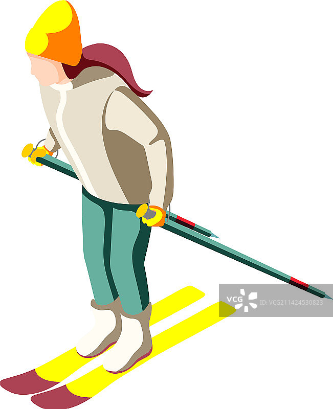 滑雪胜地图标图片素材