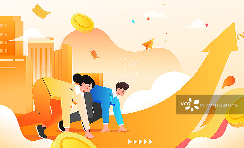 商务职场插画图片素材