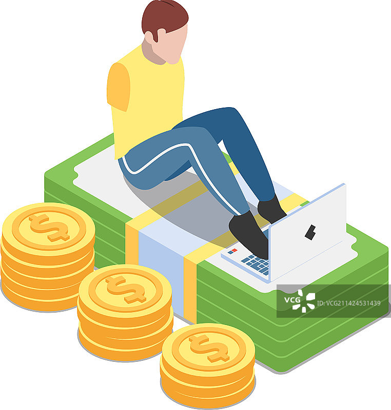 社会保障等距图标图片素材