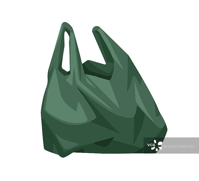 带手柄的一次性塑料袋图片素材