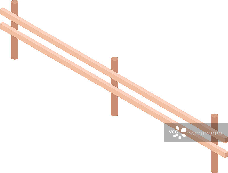 2.5D栅栏图片素材