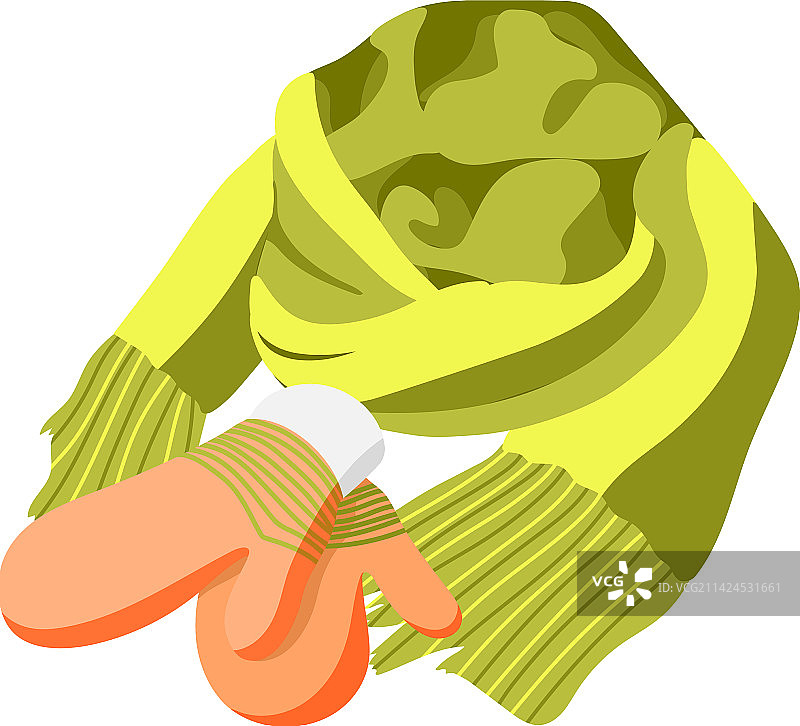 2.5D围巾图片素材