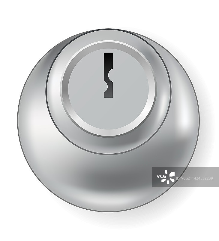 门用金属钥匙孔安全元件图片素材