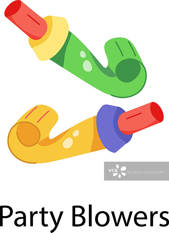 派对啦啦管图片素材