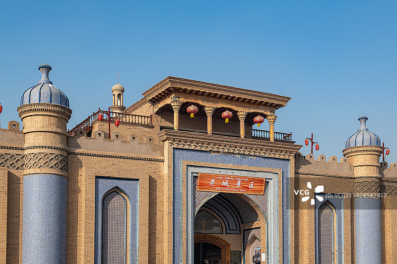 新疆喀什地区莎车老城叶尔羌汗王宫图片素材