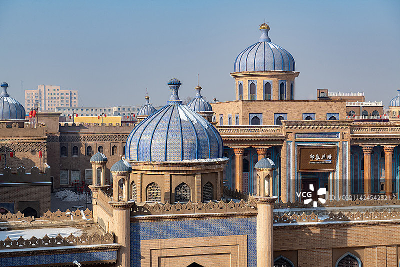 新疆喀什地区莎车老城叶尔羌汗王宫图片素材
