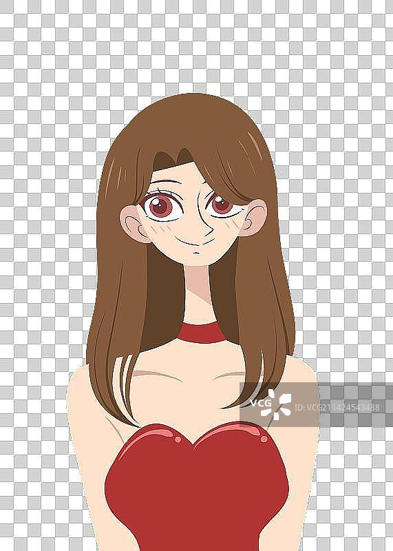 简约成熟美丽女神图片素材