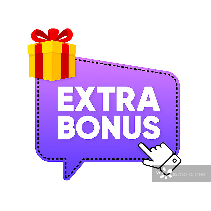 带有额外奖励标签的现代banner图片素材