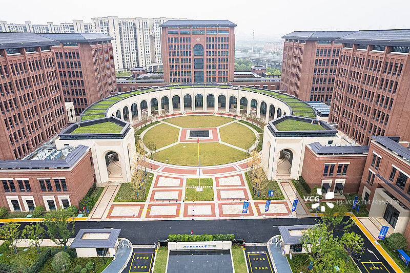 北京航空航天大学杭州创新研究院建筑航拍图片素材