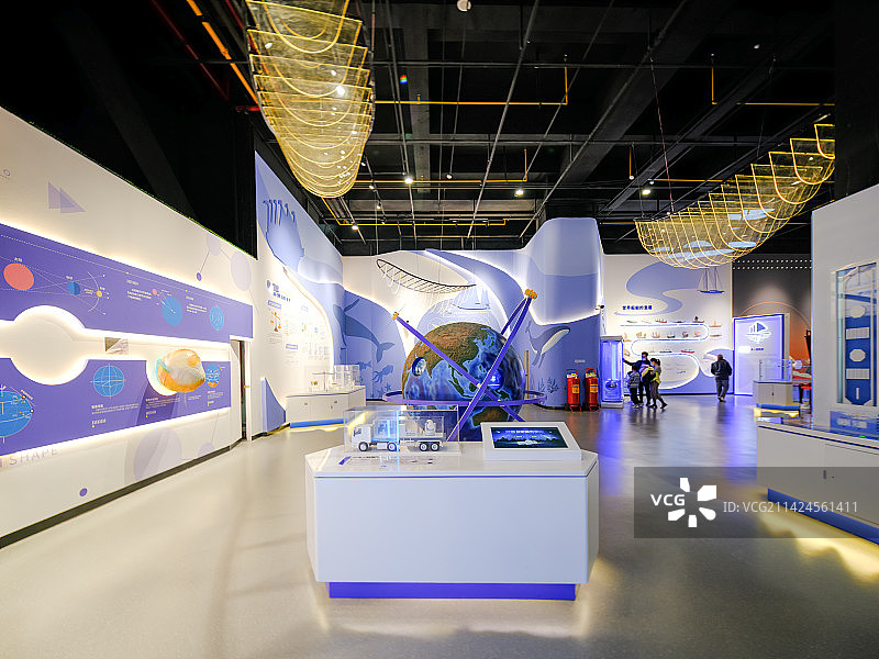 中国山东省科技馆展厅图片素材