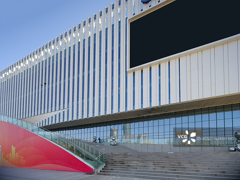 中国山东省科技馆外景图片素材