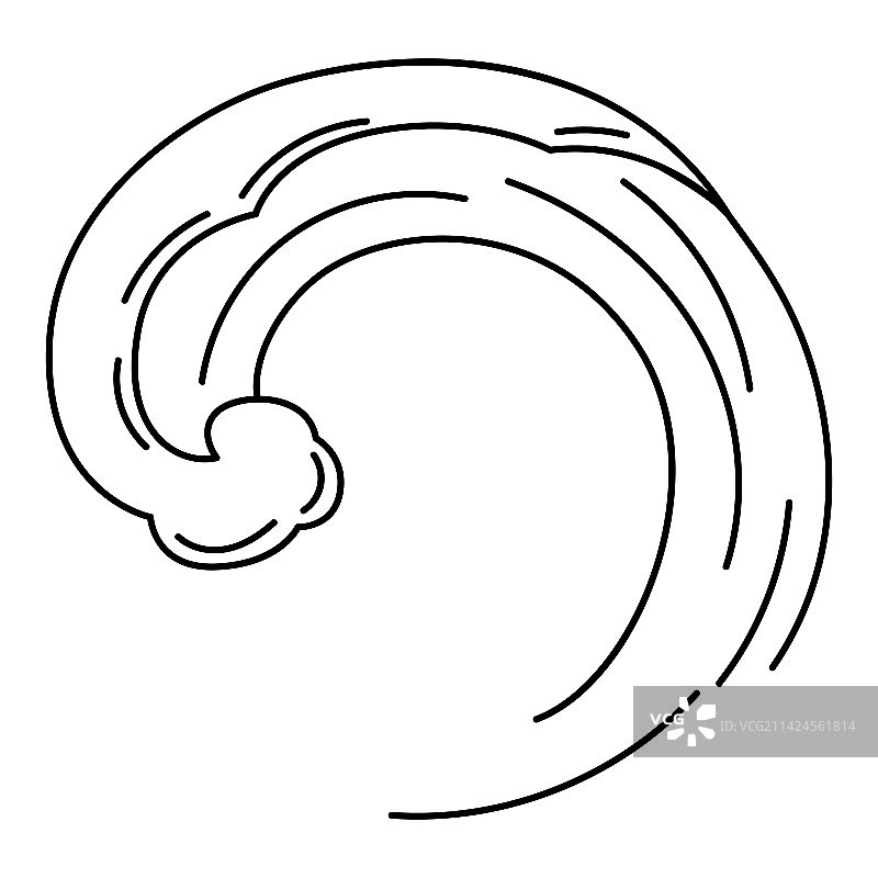 海浪与海沫图片素材