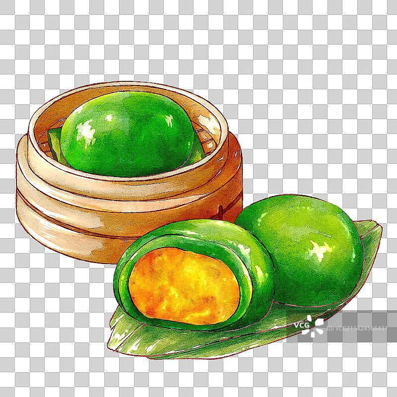 清明节青团图片素材