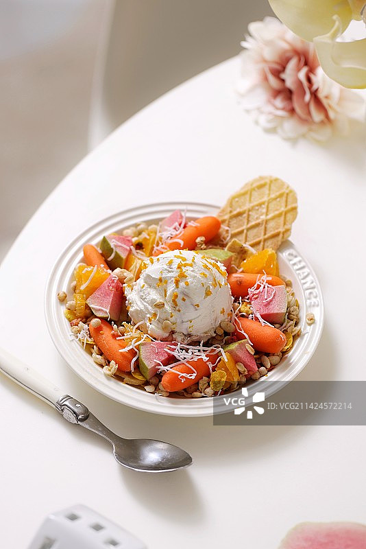 酸奶碗图片素材