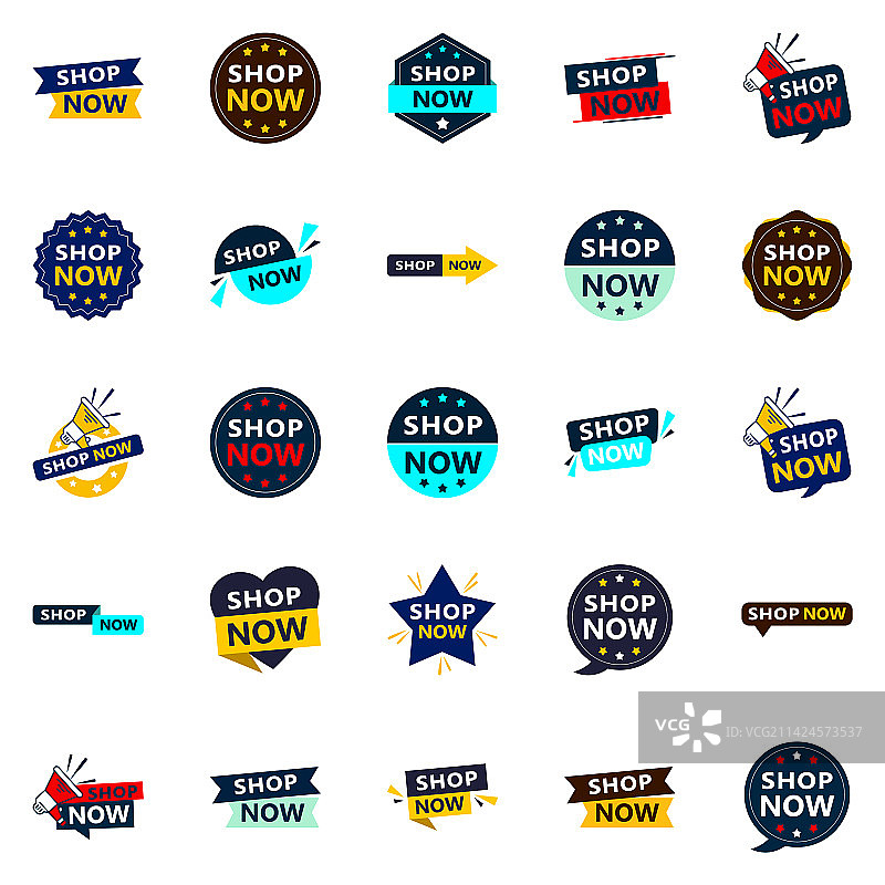 25个创意立即购买促销banner图片素材